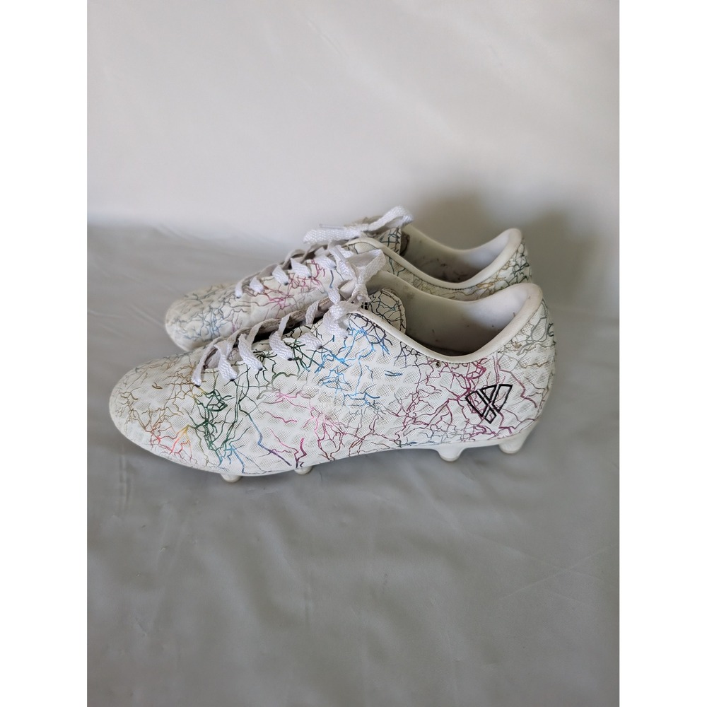 Vizari Zodiac JR FG Kids Soccer Cleats White Multicolor VZSE93426J Size 5J